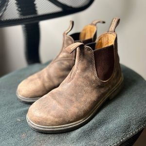 Blundstone Youth Kids Brown Leather Paddock Riding Boots size 3